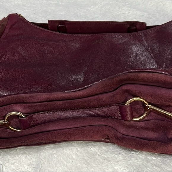 Vince Camuto New York Handbag, 100% Leather, burgundy color, - Picture 10 of 16
